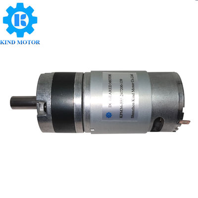 15A 12v محرك DC ناعم ، محرك تروس من الفولاذ المقاوم للصدأ 10 Rpm 3.5Nm
