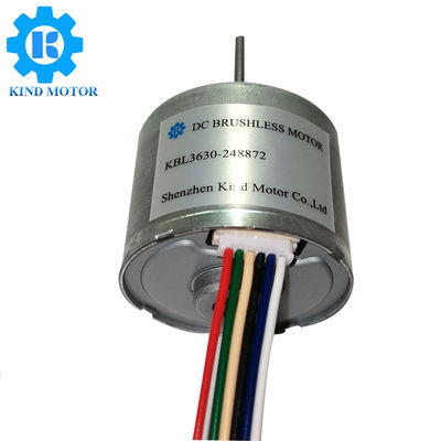 6vdc Micro DC Brushless Motor ، 150 جرام محرك مغناطيسي دائم 16 واط