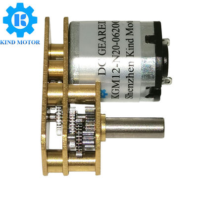 U شافت الزاوية اليمنى DC Gear Motor 16.5g الوزن مع علبة التروس 10 × 24mm