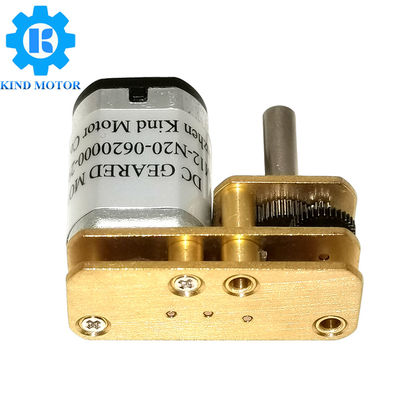 U شافت الزاوية اليمنى DC Gear Motor 16.5g الوزن مع علبة التروس 10 × 24mm
