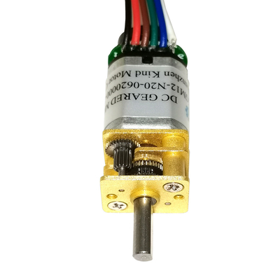 200rpm 12mm N20 Gearbox Dc Motor عزم دوران عالٍ مع مهاوي ممتدة