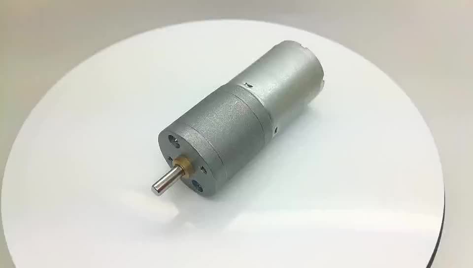 gm25 370 25mm عزم الدوران العالي 12v 24v محرك التروس المباشر 5rpm 80rpm 600rpm