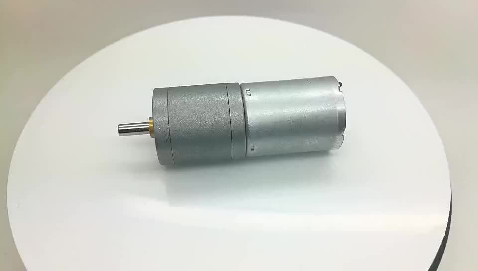 قطر مصغر 25mm 24volt 80rpm 400 rpm محرك التروس الكهربائية مع معدات تقليل المعادن