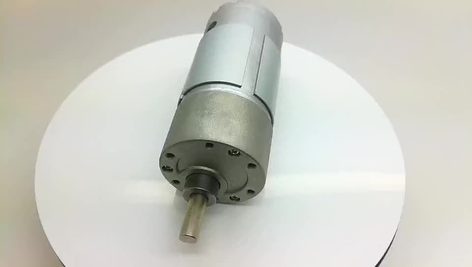 علبة التروس 37 ملم 6v 12v 60rpm 150 rpm 175 rpm محرك التروس المباشر العمود الغريب عزم دوران عالي