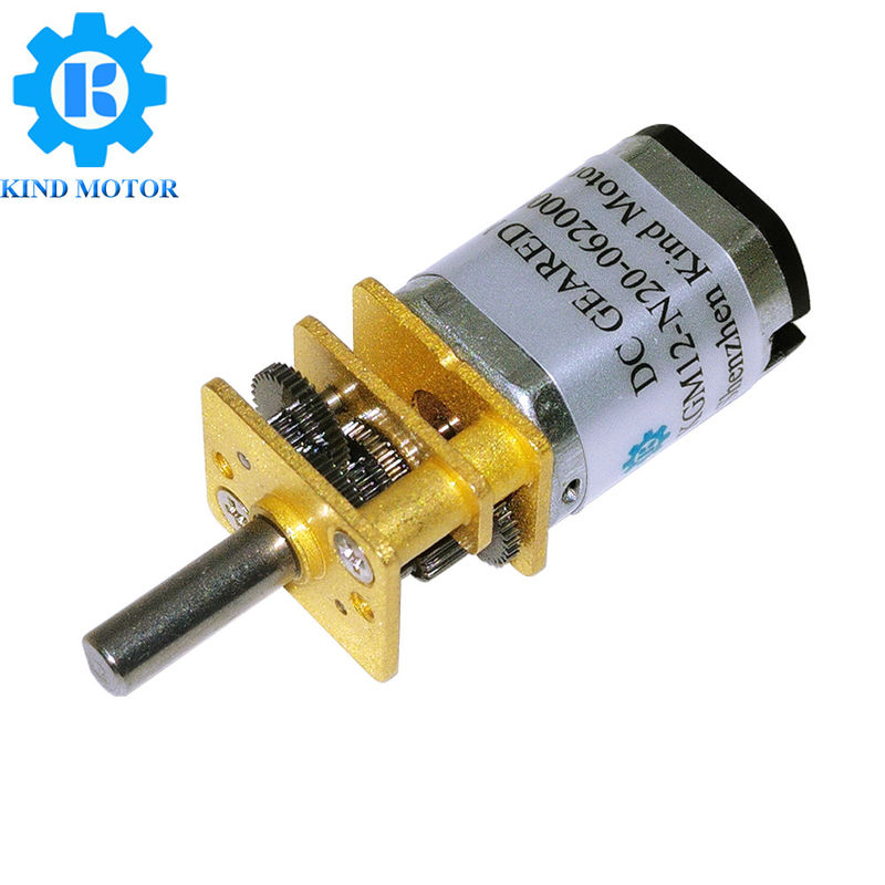 DC 3V 3.5V 5V 6V 12Vولت فرشاة الكربون مسطحة N10 N20 N30 380: 1 محرك Micro Metal Gear مع عمود طويل